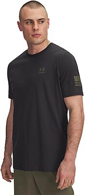 UNDER ARMOUR Men's Freedom Flag Short Sleeve T Shirt