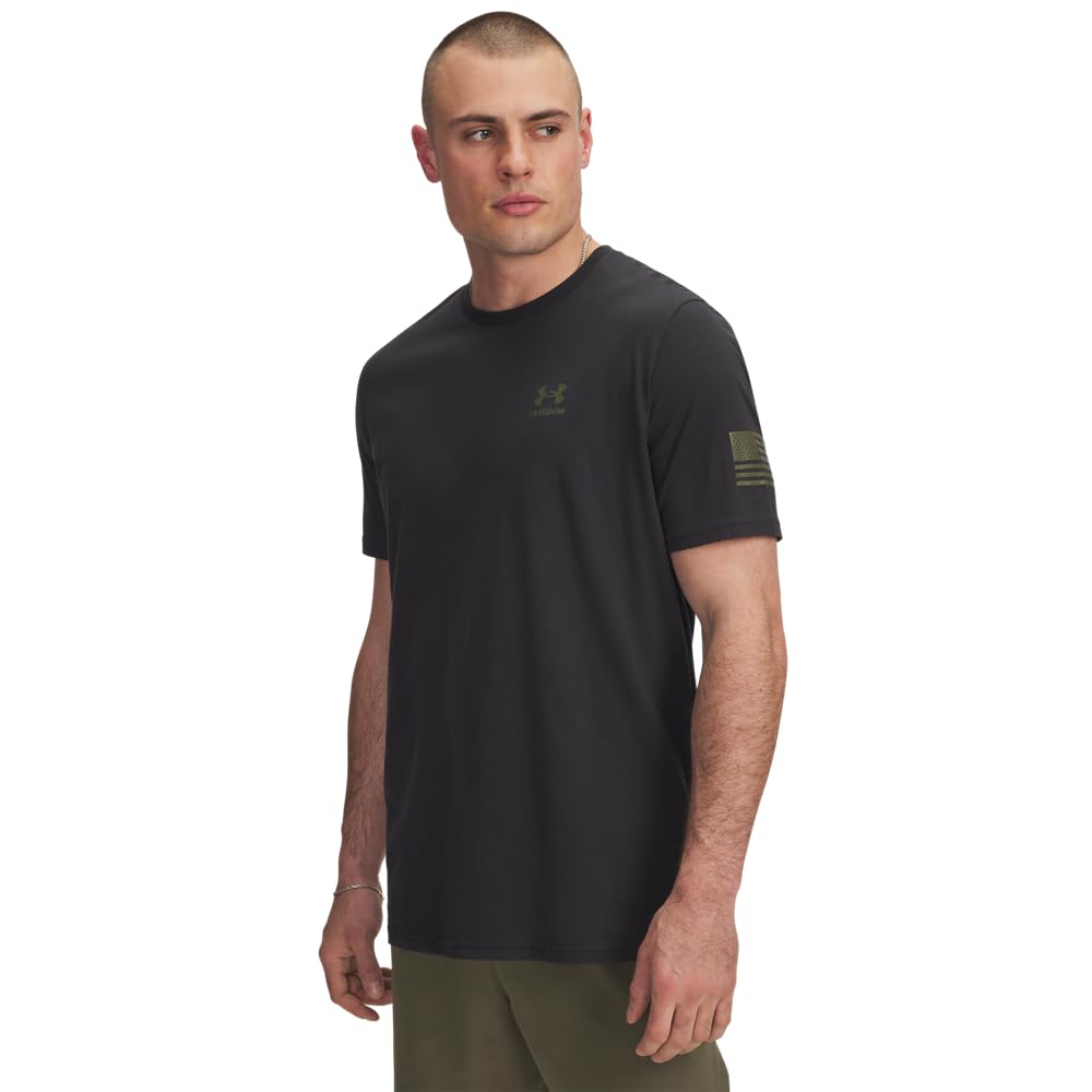 UNDER ARMOUR Men's Freedom Flag Short Sleeve T Shirt