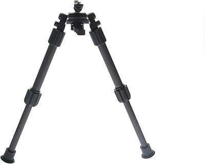 TRUGLO Tac-Pod Carbon Pro Adjustable Rifle Bipod with Pivoting Base