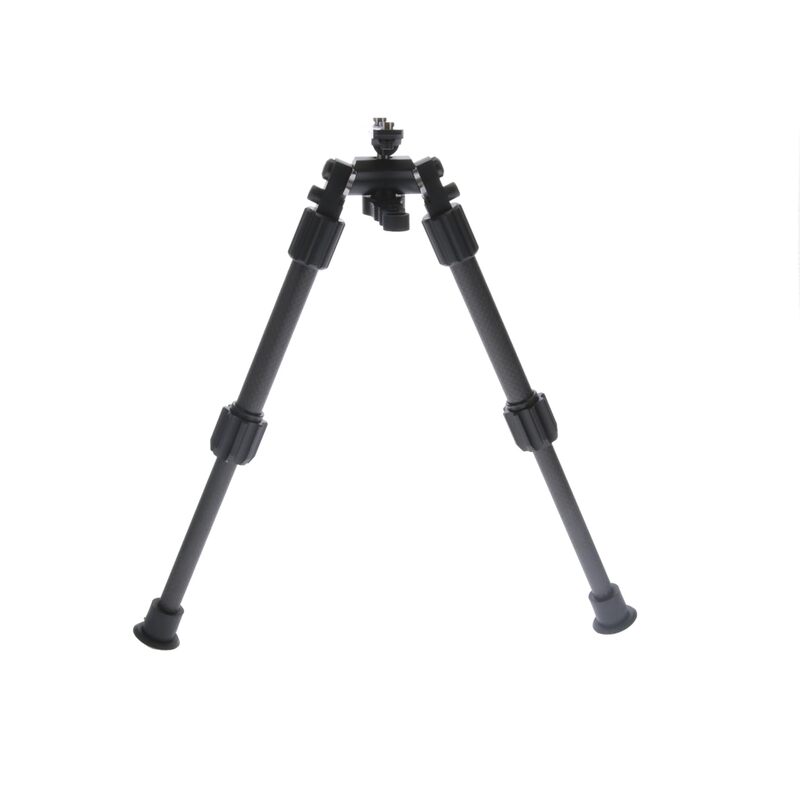 TRUGLO Tac-Pod Carbon Pro Adjustable Rifle Bipod with Pivoting Base