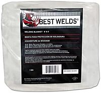 BEST WELDS 902-2025-18-10X10 - Welding Blanket, 10ft X 10ft, Fiberglass, Tan, 18 oz