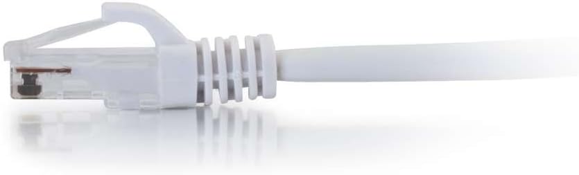 C2G 7ft Cat6 Ethernet Cable - Snagless Unshielded (UTP) - White - RJ-45 Male
