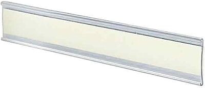 Azar Displays 199604 6-Inch Width by 1.5-Inch Height Adhesive Back Nameplate, 10-Pack