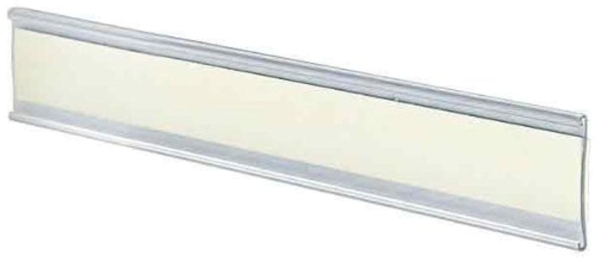 Azar Displays 199604 6-Inch Width by 1.5-Inch Height Adhesive Back Nameplate, 10-Pack
