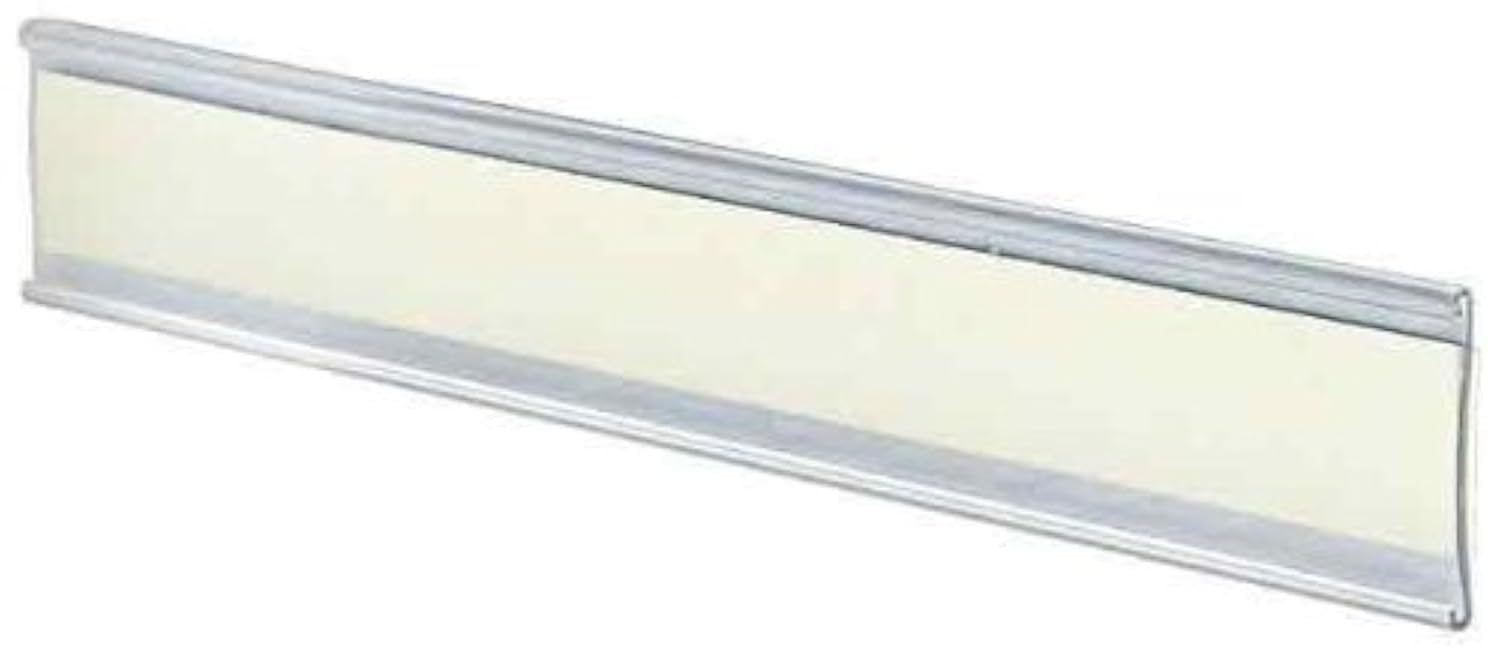 Azar Displays 199604 6-Inch Width by 1.5-Inch Height Adhesive Back Nameplate, 10-Pack
