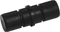 Sea-Dog Nylon Tube Connector - Black - 7/8"