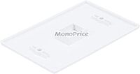 Monoprice Keystone Wall Plate - 1 Port, Single Gang, Screws Included, White White Wall Plate