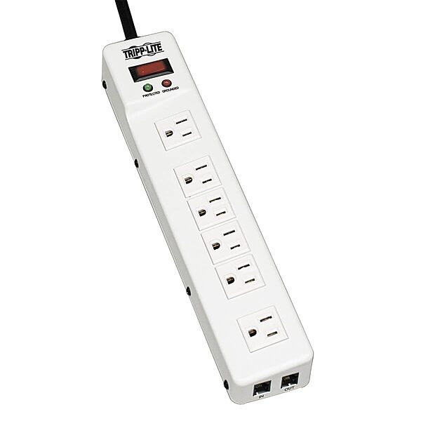 TRIPP LITE TLM626 6-Outlet Right-Angle Surge Protector Power Strip