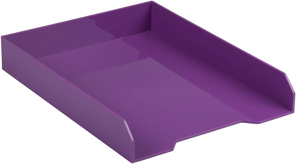 JAM PAPER Stackable Paper Tray - Desktop Document & File Organizer