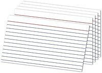 Office Depot® Brand Ruled Index Cards, 5" x 8", White, Pack Of 100
