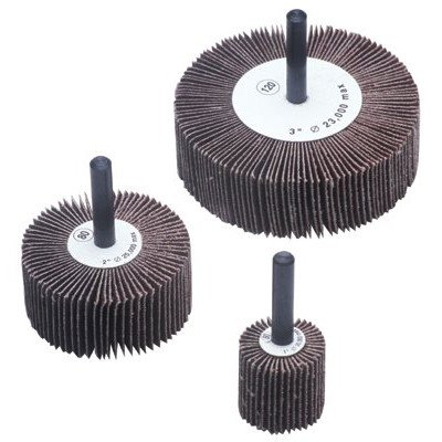 Flap Wheels - 1-1/2x1x1/4 alum oxide60 grit flap wheel [Set of 10]