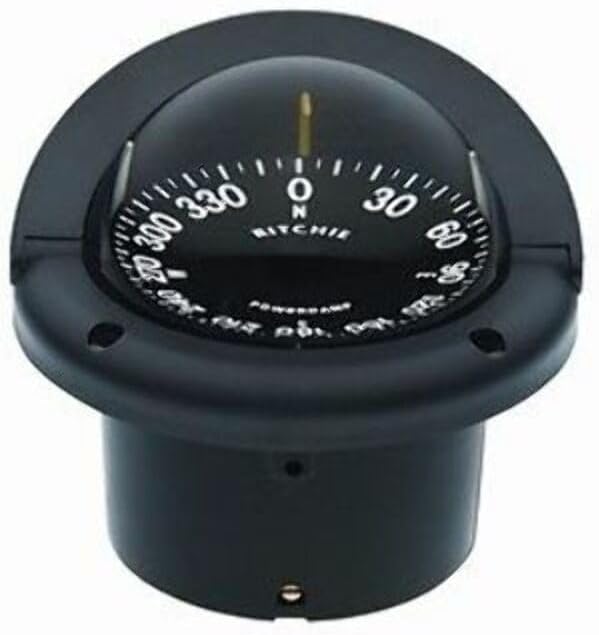 Ritchie HF-742 Helmsman Compass - Flush Mount - Black