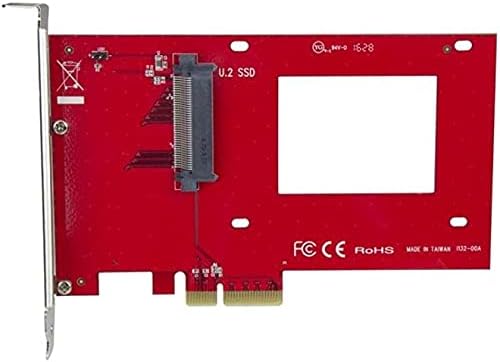 StarTech.com U.2 to PCIe Adapter for 2.5" U.2 NVMe SSD - SFF-8639 - x4 PCI Express 3.0