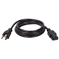 Tripp Lite 12 ft NEMA 5-15P to IEC-320-C13 Power Cable - P010-012