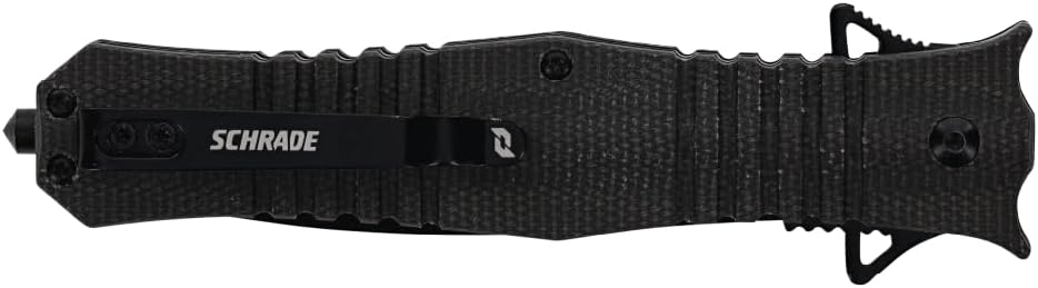 Schrade Beta Class 8.8in Infiltrate Folder with 3.75in D2 Steel Blade and a G10 Handle for EDC, Work and Service