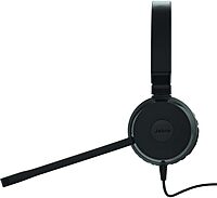 Jabra EVOLVE 20SE Headset - Stereo - USB - Wired - Over-the-head - Binaural - Supra-aural - Noise Canceling - Black