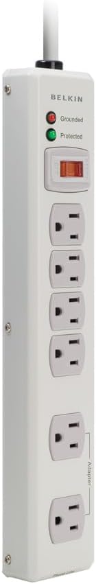 Belkin 6-Outlet Metal Surge Protector