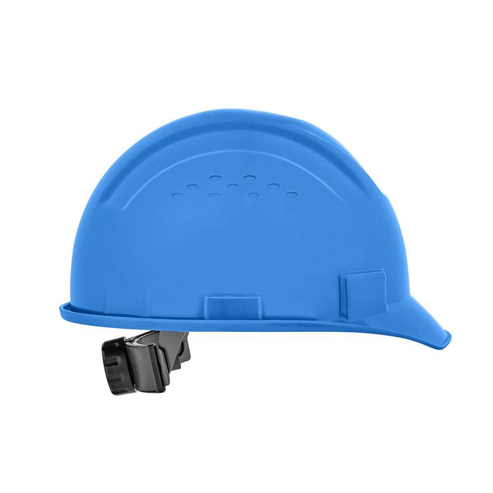 Jackson Safety Advantage Front Brim Hard Hat, Non-Vented, 4-pt. Ratchet Suspension, Blue, 20202