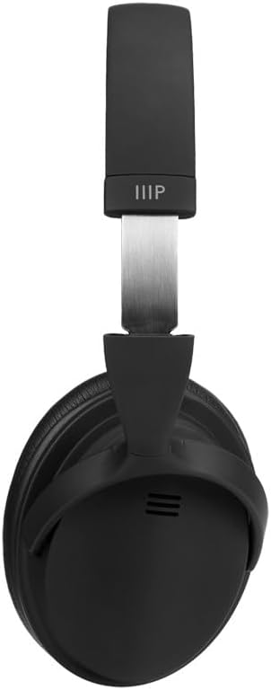 Monoprice Wireless Over Ear Headphones - Active Noise Cancelling (ANC) Bluetooth 5.0, Extended Playtime, Qualcomm aptX Audio