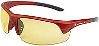 Smith & Wesson Corporal Half Frame Shooting Glasses with No-Slip Rubber,Impact Resistance & Storage Bag for Work