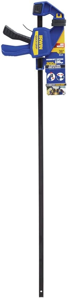 IRWIN QUICK-GRIPOne-Handed Bar Clamp, Medium-Duty, 36", 1964741 36 Inch 36 Inch