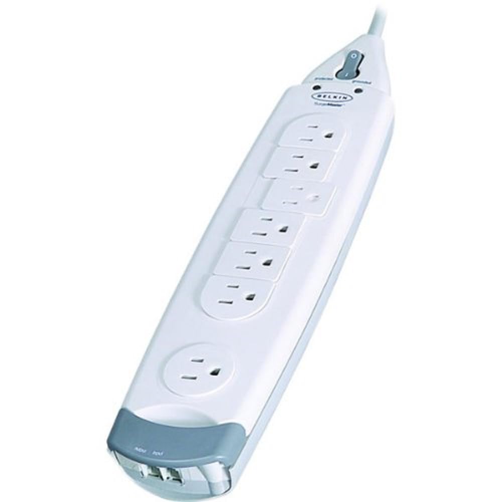 Belkin 7-Outlet SurgeMaster Home Series Power Strip Surge Protector