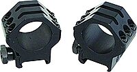 Weaver 48349 Tactical Rings, 1", Six Hole, Medium, Matte