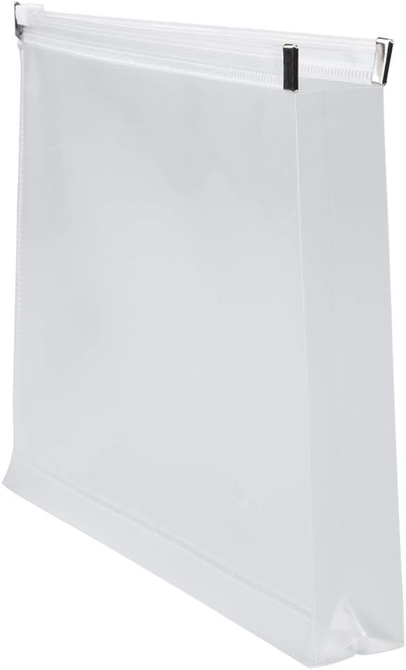 JAM PAPER Plastic Envelopes with Zip Closure
