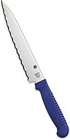 Spyderco Lightweight Kitchen Utility Knife with MBS-26 Stainless Steel Blade and Polypropylene Handle