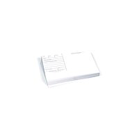 Forensics Source 3 x 5 Backing Cards, White,Pack of 100