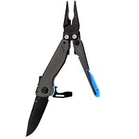 SOG Flash MT Compact EDC Multi-Tool with CRYO D2, 7 Tools, Stainless-Steel Housing