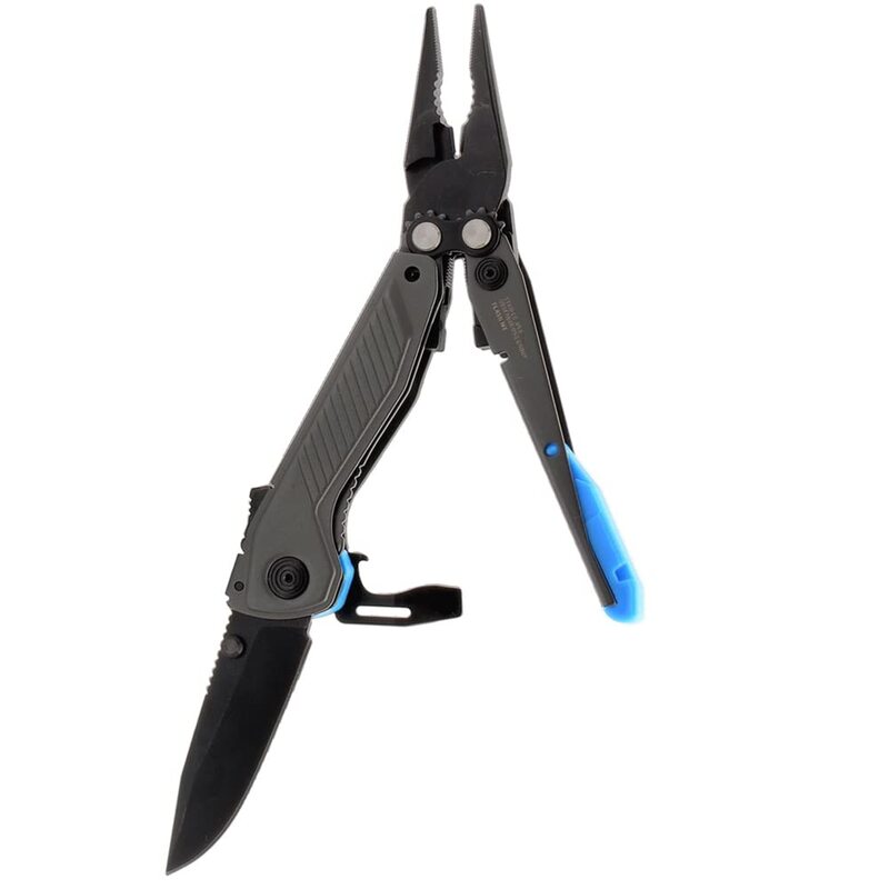 SOG Flash MT Compact EDC Multi-Tool with CRYO D2, 7 Tools, Stainless-Steel Housing