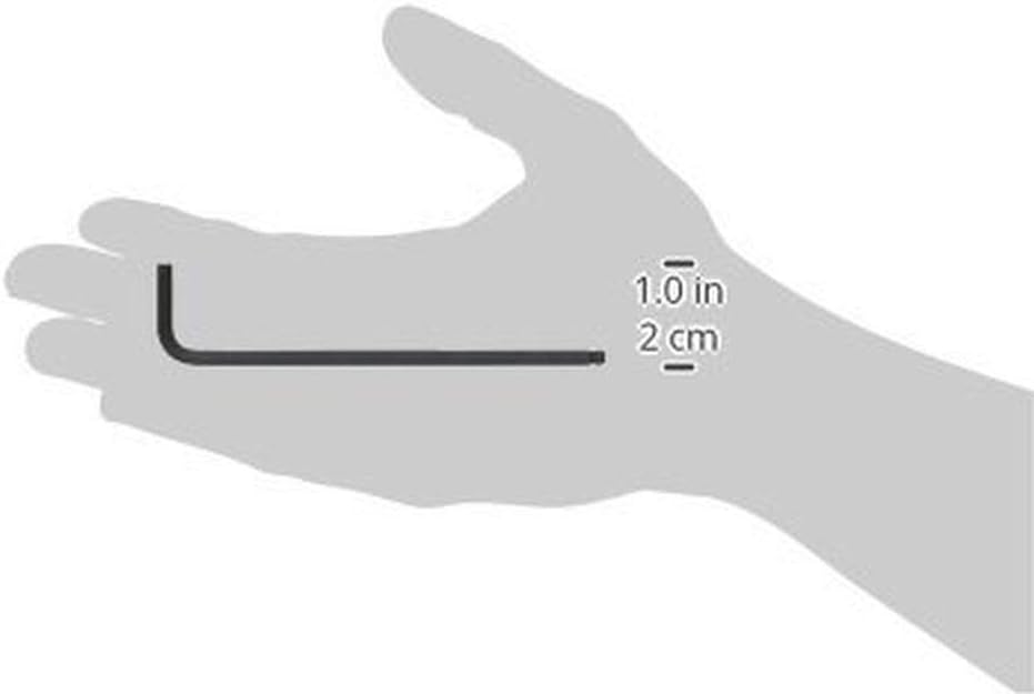 Bondhus 10909 5/32-Inch Ball End Tip Hex Key L Wrench with ProGuard Finish and Long Arm, 4.2-Inch, pack of 1