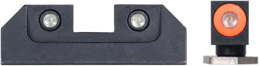 Night Fision Tritium Night Sight Set for Taurus G2C/G2/G3/TX22 - Perfect Dot Front Sight with Fluorescent Ring