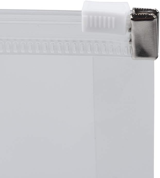 JAM PAPER Plastic Envelopes with Zip Closure