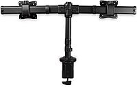 StarTech.com Desk-Mount Dual Monitor Arm - Supports 13''–27'', Low-Profile Clamp/Grommet Mount (ARMBARDUOG)