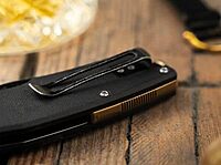 Boker Plus Fieldfolder - 3.35" Stonewashed D2 Blade, Linerlock with Black G10 Scales Designed by Jesper Voxnaes - 01BO375