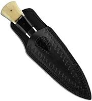 BUCKNBEAR KNIVES Custom Handmade Boot Hunter Dagger Knife Horn/Bone Handle