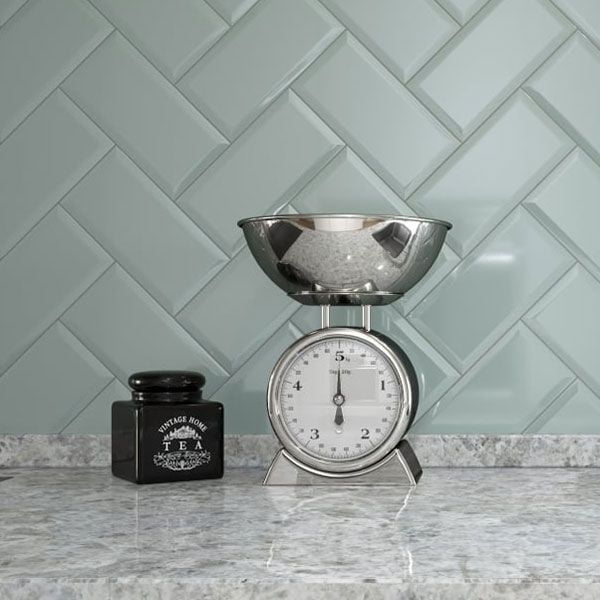 Faianta FABRESA, BISELADO DUCK EGG BX 10X20, 17306-B45