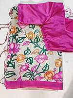 J376: Ready To Ship Beautiful Kalamkari Saree With Stitched Blouse J376: Ready To Ship Beautiful Kalamkari Saree With Stitched Blouse