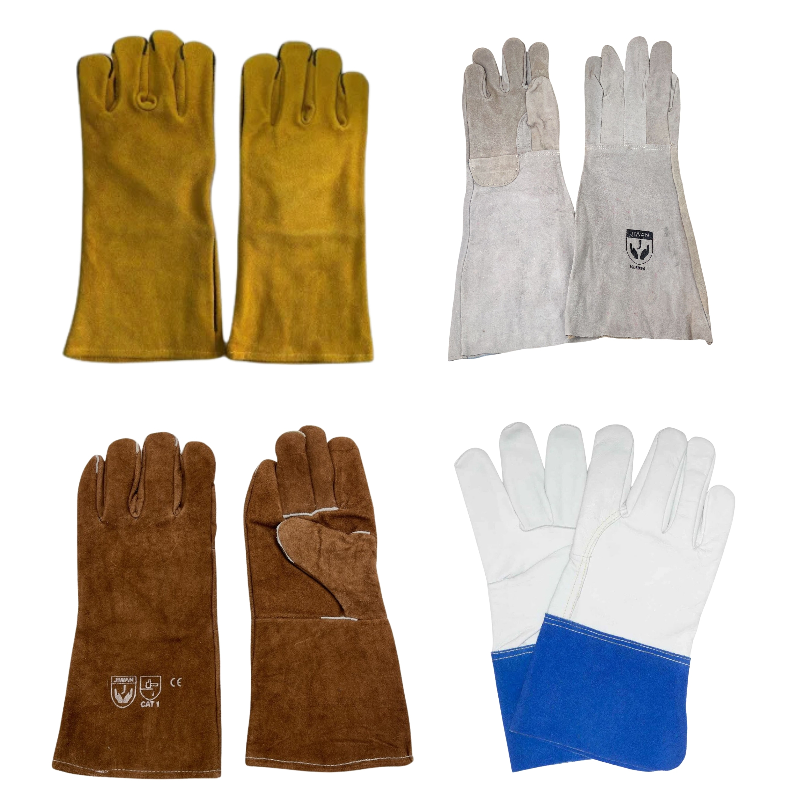 (02) Industrial Welding Gloves - A Pallet of 336 Pairs Mixed - Heavy Duty PPE - Retail $12 | $3.50 Each