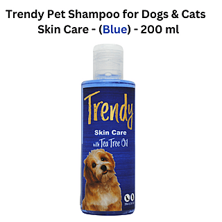 Trendy Pet Shampoo Skin Care - (Blue) - 200 ml