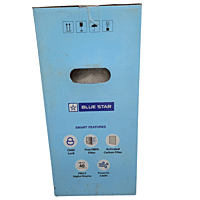 The filter change indicator light illuminated on the control panel of the Blue Star AP420OAN. The filter change indicator light illuminated on the control panel of the Blue Star AP420OAN.