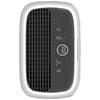 The digital AQI display on the AP420OAN Room Air Purifier showing a low, healthy PM2.5 reading. The digital AQI display on the AP420OAN Room Air Purifier showing a low, healthy PM2.5 reading.