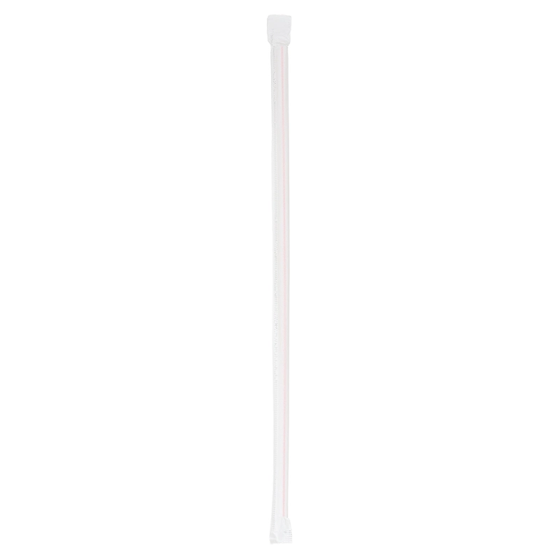Empress Jumbo Straw Paper Wrapped 10.25" Clear Boxed 4 / 500 cs