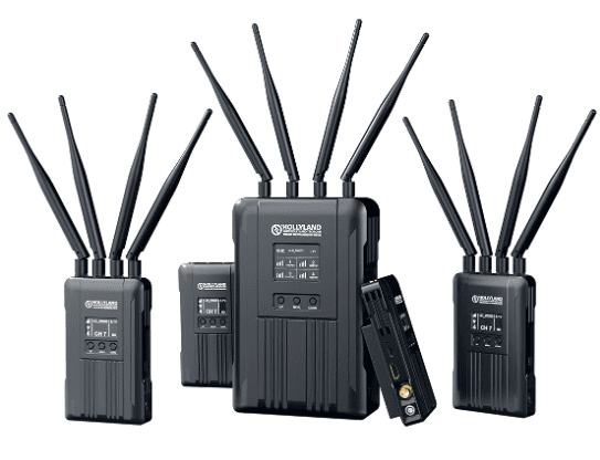 Hollyland  Syscom 421 -2 Transmitter with 1 Receiver 1800ft Video/Audio Transmission  System