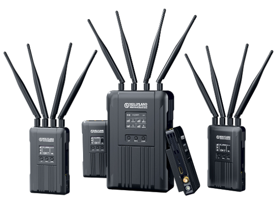 Hollyland  Syscom 421 -4 Transmitter with 1 Receiver 1800ft Video/Audio Transmission  System