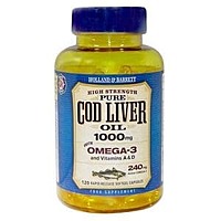 Hollad & Barrett  Cod Liver Oil 1000 mg With Omega 3 120s