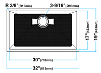 32-inch Large Single Bowl, 16g LZ Series