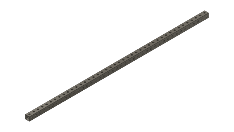 Grey Tube 42" x 1" x 1"